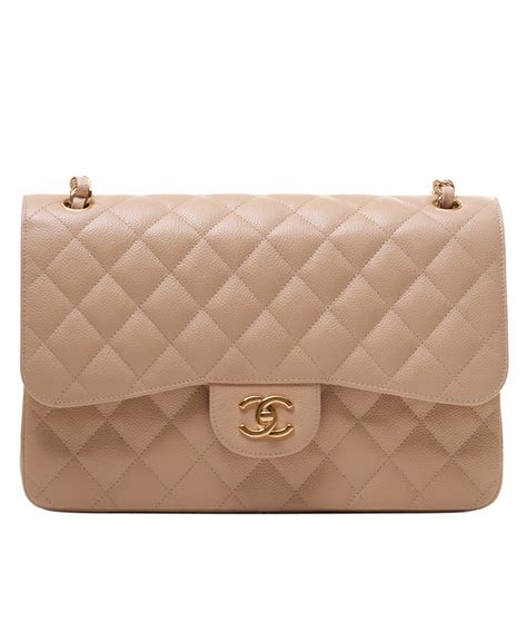 chanel classic jumbo beige caviar|Flap Bags .